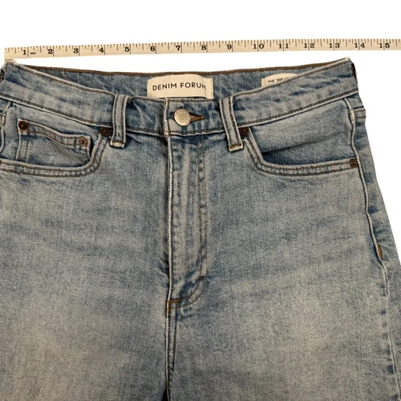 Denim Forum Blue Jean Shorts Casual Summer Style - Picture 5 of 10